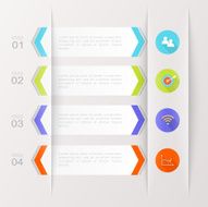 Abstract digital illustration Infographic N30