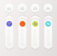 Abstract digital illustration Infographic N31