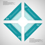 Square from four separate parts N2