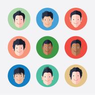 Set of avatar icons N25