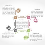 Design Template with Four Elements N12