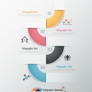 Modern infographics options banner N708