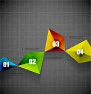 Abstract triangles background N5