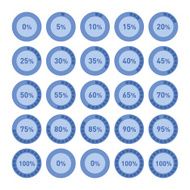 Circle Diagram Pie Charts Infographic Elements Vector N3