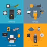 Computer Parts Set