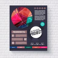 Stylish modern Business Project infographic