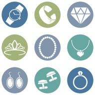 Vector Set of Jewellery Icons N8