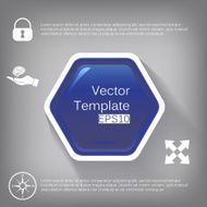 Vector 3d circle plastic glossy element for infographic N2