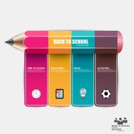 Education pencil success Infographics N2