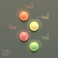 Business Infographics ball concept N5