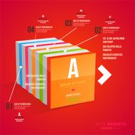 Abstract infografics design N51