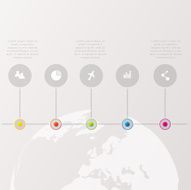 Abstract digital illustration Infographic N32
