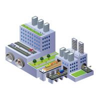 Isometric buildings N2
