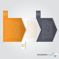 Design flat shadow step number banners graphic or website Vector EPS10 N6