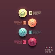 Business Infographics ball concept N6
