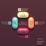 Business Infographics capsule concept N6