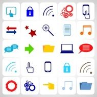 Personal data clip-art illustration N5