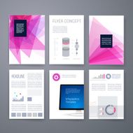 Design Template Set for Web Mail Brochures Mobile Technology App N9