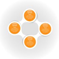 metaball colorful round diagram infographics N158