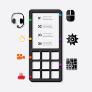 technology infographic N74