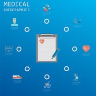 Medical and healthcare infographic N63