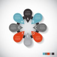 Infographic Templates for Business Vector Illustration N1724