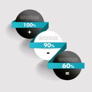 Infographics web template baner N11