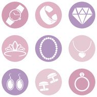Vector Set of Jewellery Icons N9