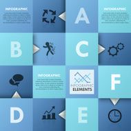 Modern infographics options banner N715