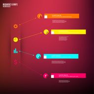 Modern infographics template N108