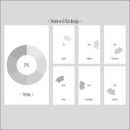 Moder UI flat design vector N2