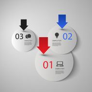 Vector Infographic Label Design Template N2