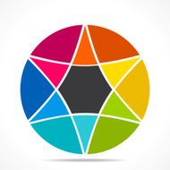 creative star design vector