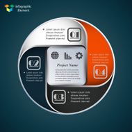 Infographics web design Modern template N18