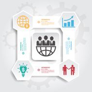 Design clean number banners template graphic or website layout N22