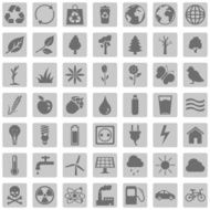 Vector Set of Ecologic Icons N13