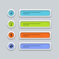 vector colorfull business infographic design template