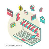 Icons for mobile marketing and online shopping N13