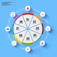 Infographics vector design template N379