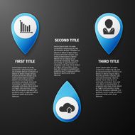 Progress icons for three steps N16