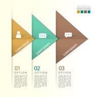 abstract geometric arrow flow infographic elements N2
