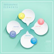 modern glossy speech bubble infographic elements N6