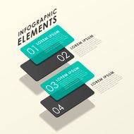 modern abstract translucent tag infographic elements N3