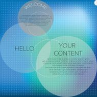 Blurred web design template N18