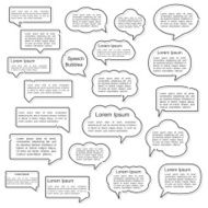 Line Speech Bubbles N3