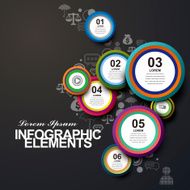 circle label infographic elements N2