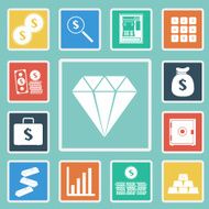 Vector of Finance and money icon