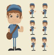 Set of postman N5