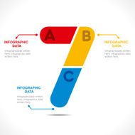 creative number info-graphics N7