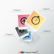 Modern infographics options banner N726